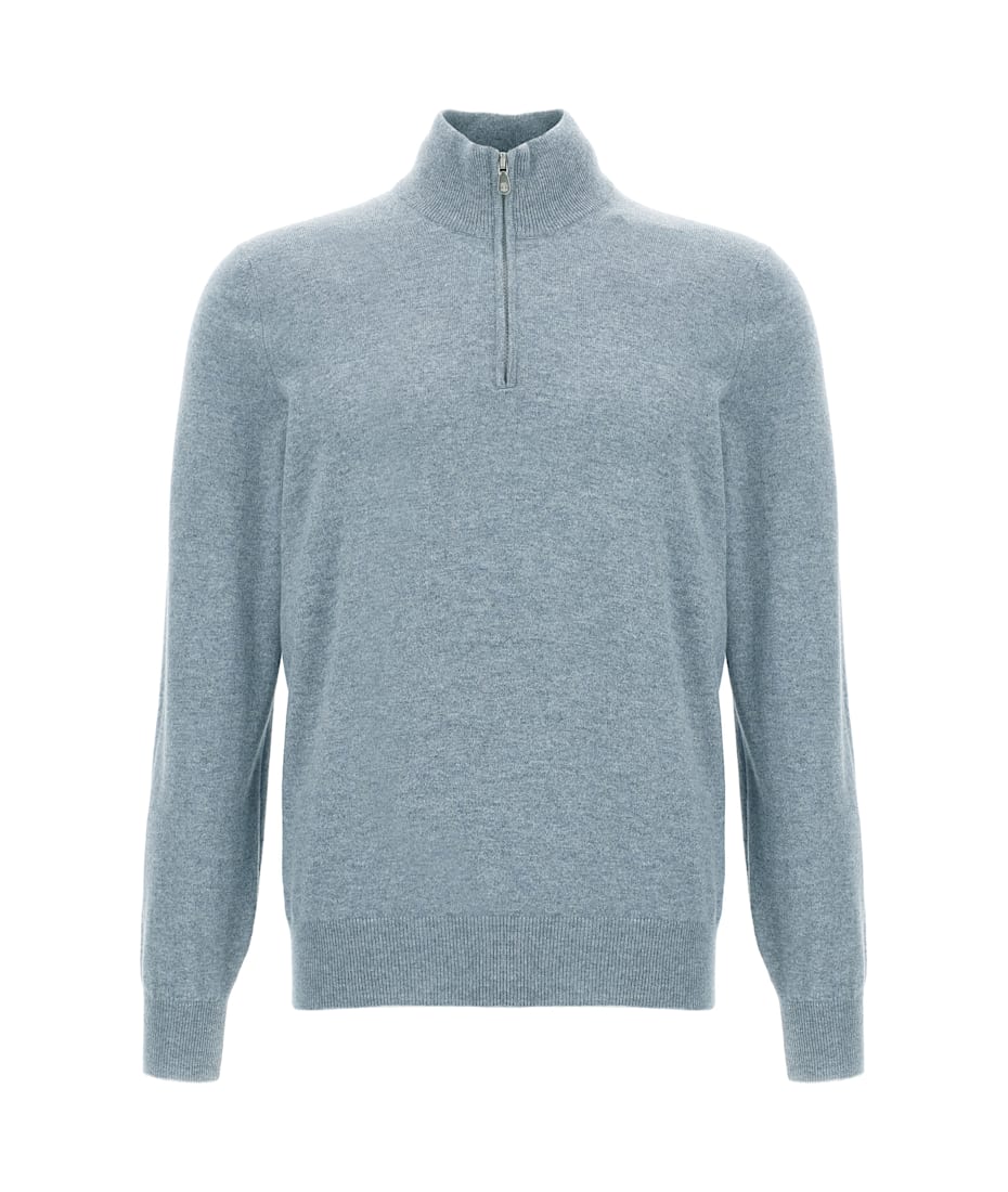 BRUNELLO CUCINELLI エンヘリッシュアモントトゥロファ Brunello Cucinelli Half-zip Sweater | italist