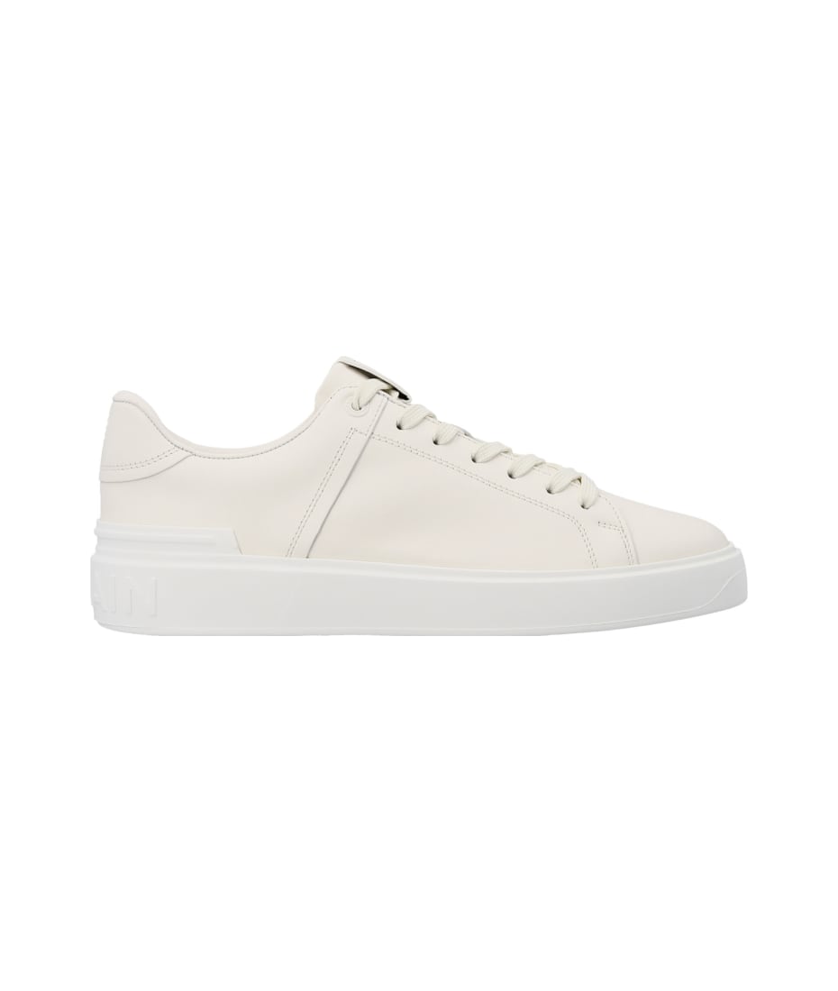 Balmain Calfskin B-Court Sneakers