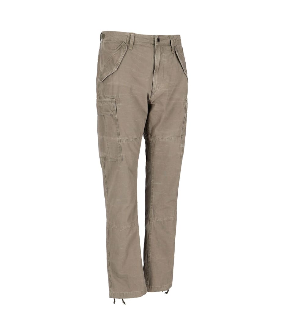 90’s “POLO RL” cotton linen cargo pants Polo Ralph Lauren Linen Cargo Pants Dove Beige at CareOfCarl.com