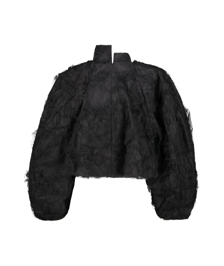 トップス Comme Des Garcons Cropped Track Jacket COMME DES GARCONS TRACK JACKET – fabricsforsale