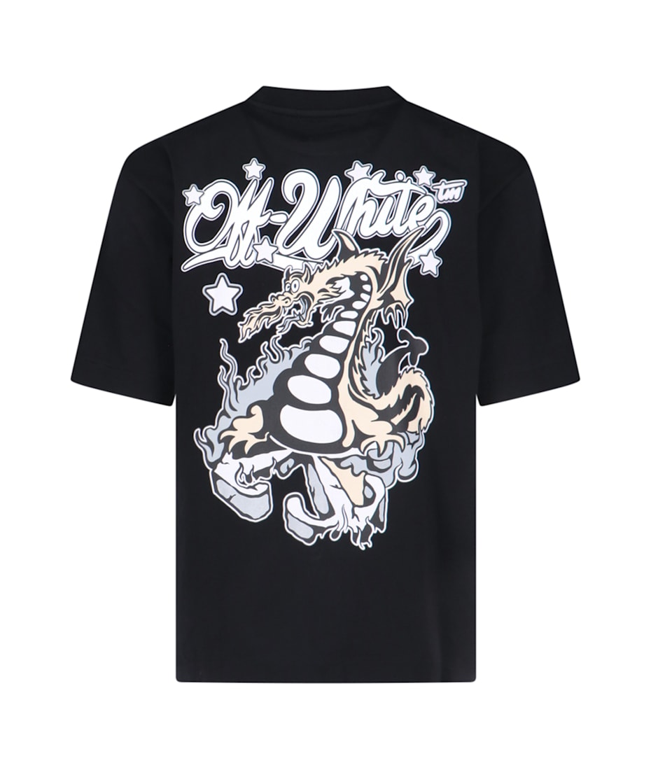 Off white dragon t shirt best sale