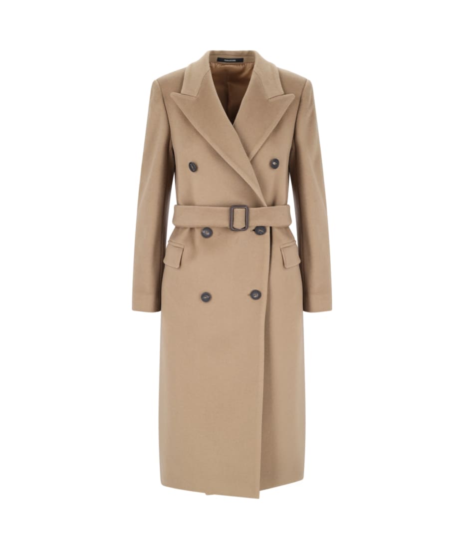 コート TAGLIATORE Women Jackets JOLE 350002 A5060 Beige Tagliatore 'jole' Double Breasted Coat | italist