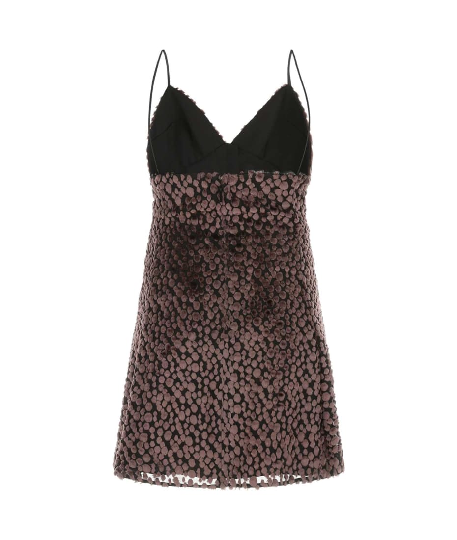 knee length dresses for ladies Saint Laurent Velvet Lace Babydoll Dress – Recess