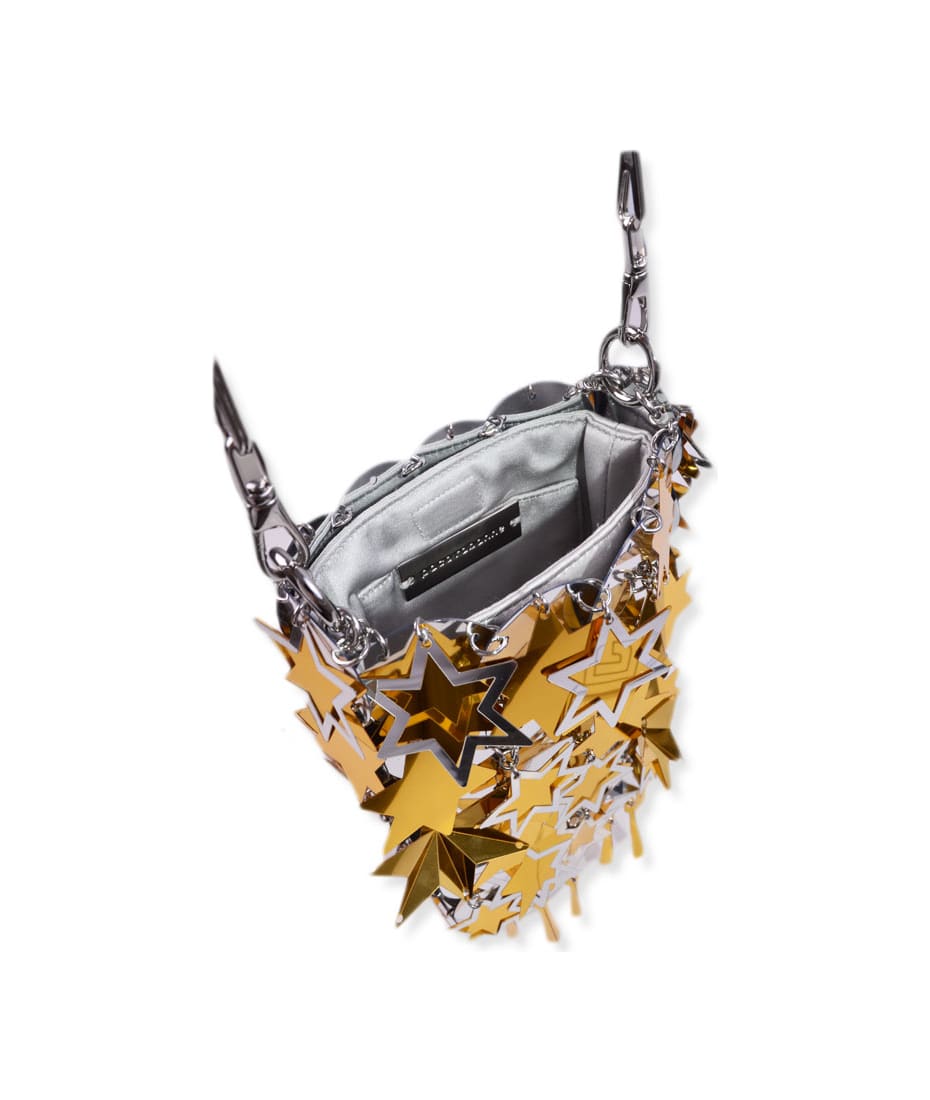 トートバッグ Rabanne Shoulder Bag - Leather - Gold All Bags | Rabanne