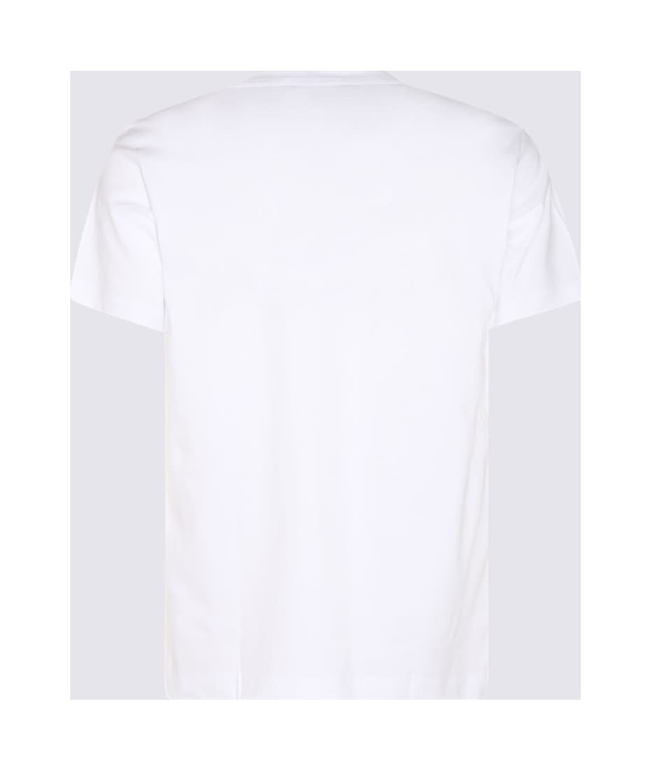 Comme des Garçons White Multicolour Cotton T-shirt | italist