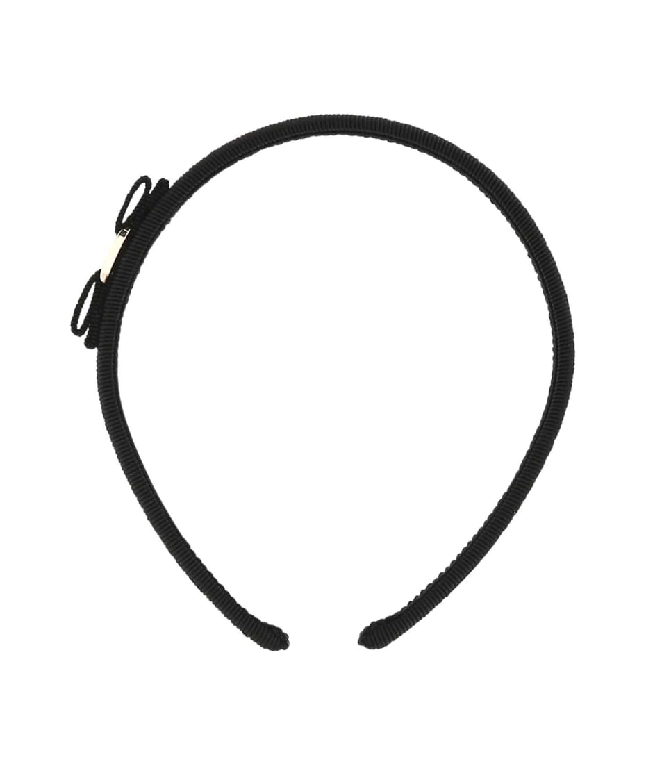 ヘアアクセサリー SALVATORE FERRAGAMO BLACK COTTON BLEND HAIR BAND Ferragamo Black Cotton Blend Hair Band | italist