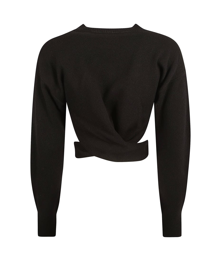 Alexander mcqueen discount cropped sweater