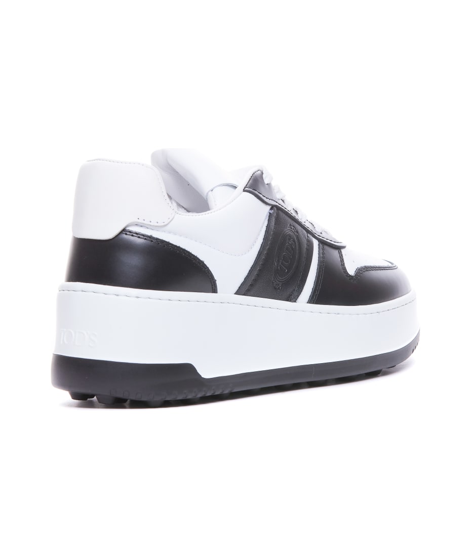 【関税＆送料込み】Tod'S Leather Platform Sneakers TOD'S Leather platform sneakers | NET-A-PORTER