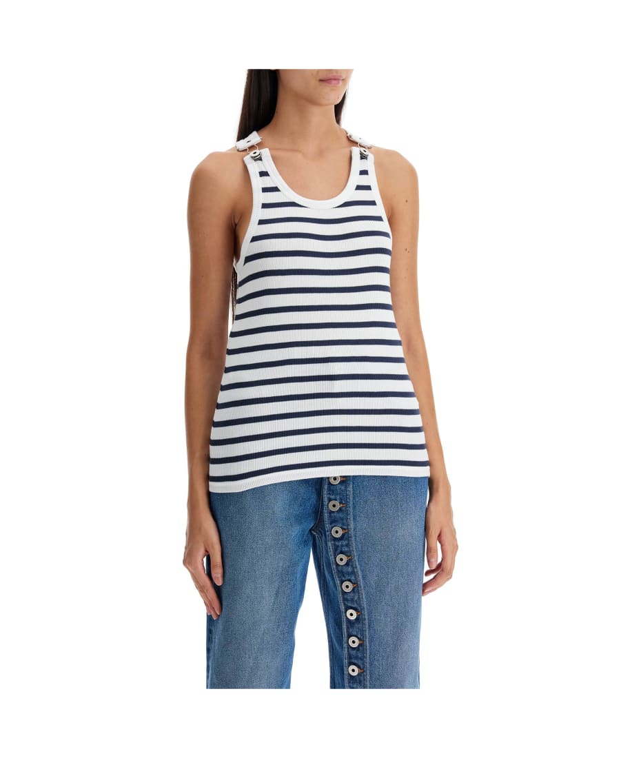 Jean Paul Gaultier Striped Sailor Tank Top | italist, ALWAYS
