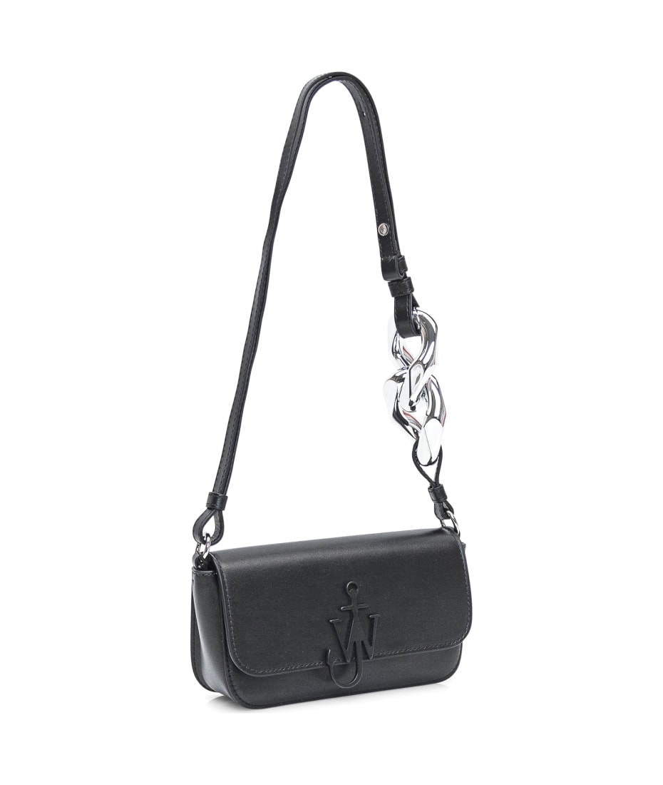 JW Anderson Popcorn Crossbody Bag - Black