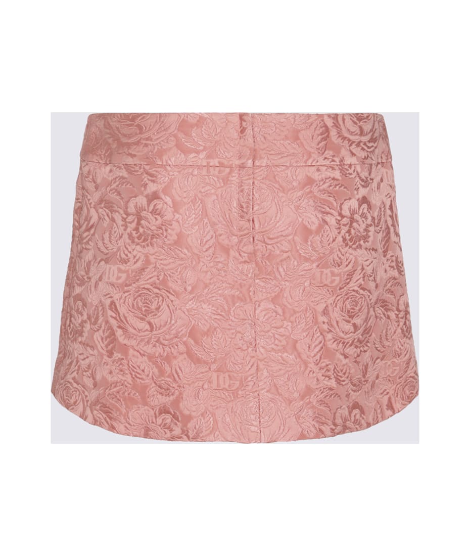 スカート DOLCE & GABBANA PINK COTTON SKIRT Dolce & Gabbana Pink Cotton Skirt | italist