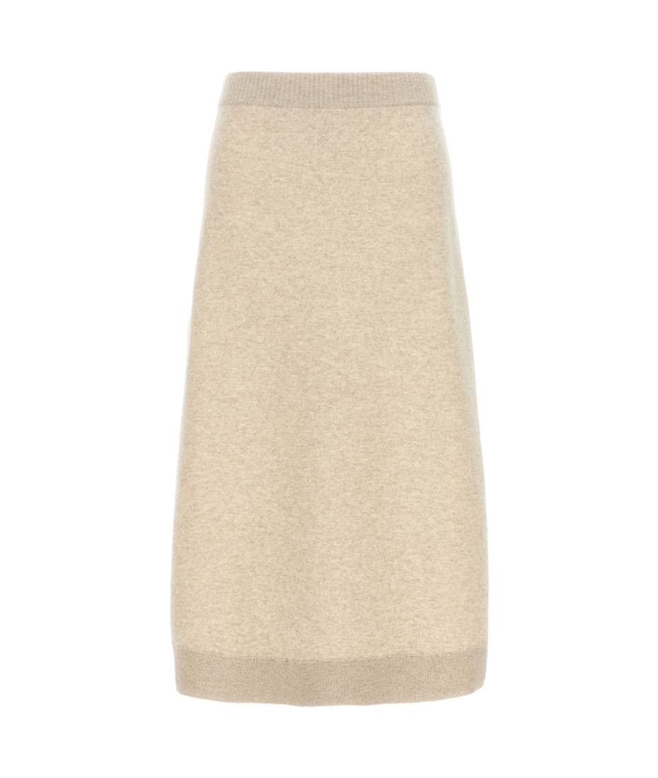 スカート BRUNELLO CUCINELLI Woman Skirt Beige MSH201389P CFT47 Brunello Cucinelli Cashmere Skirt | italist