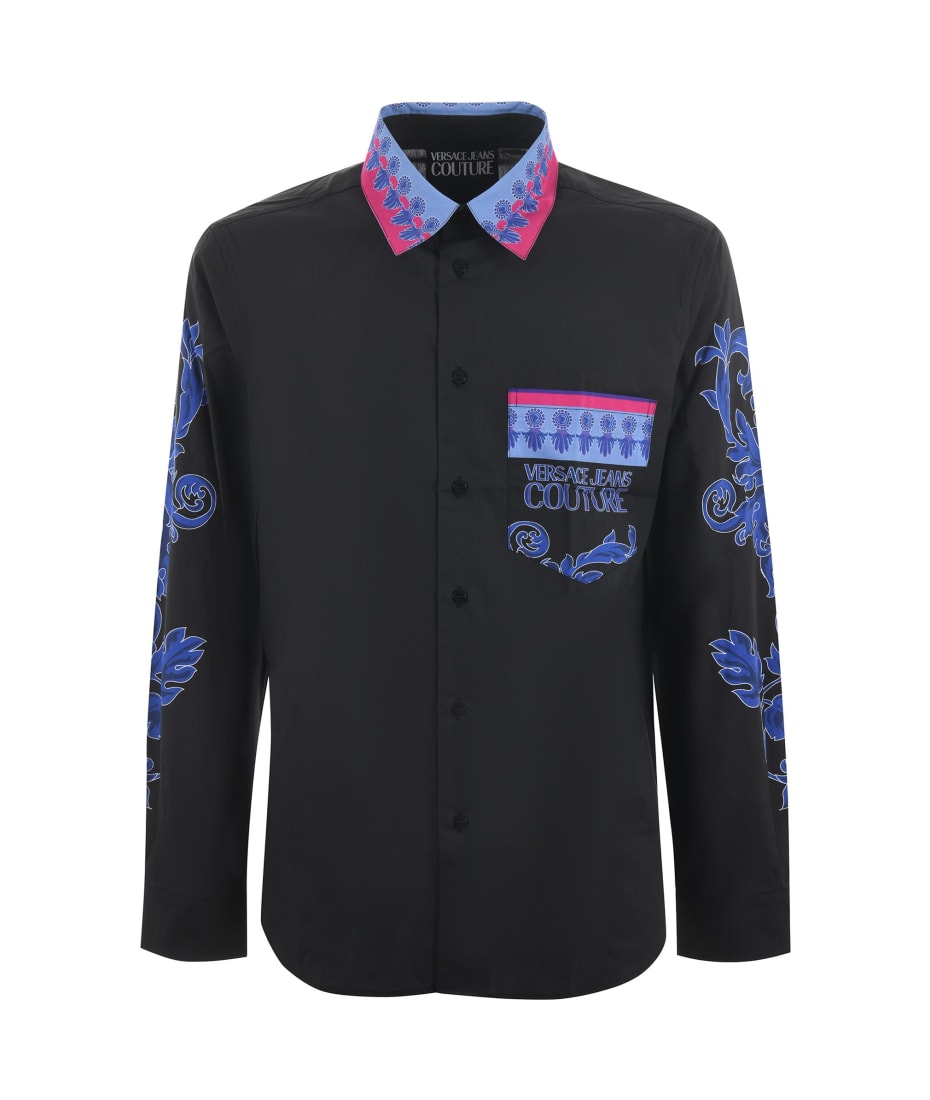 VERSACE JEANS COUTURE ヴェルサーチ 柄シャツ 46サイズ - メルカリ