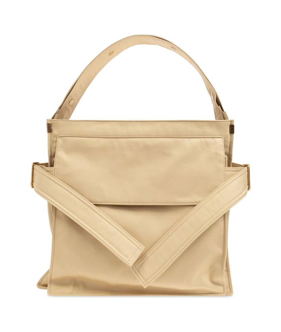 【BURBERRY】MEDIUM TOTE BAG 0400018710935_DARKBIRCHBROWN?