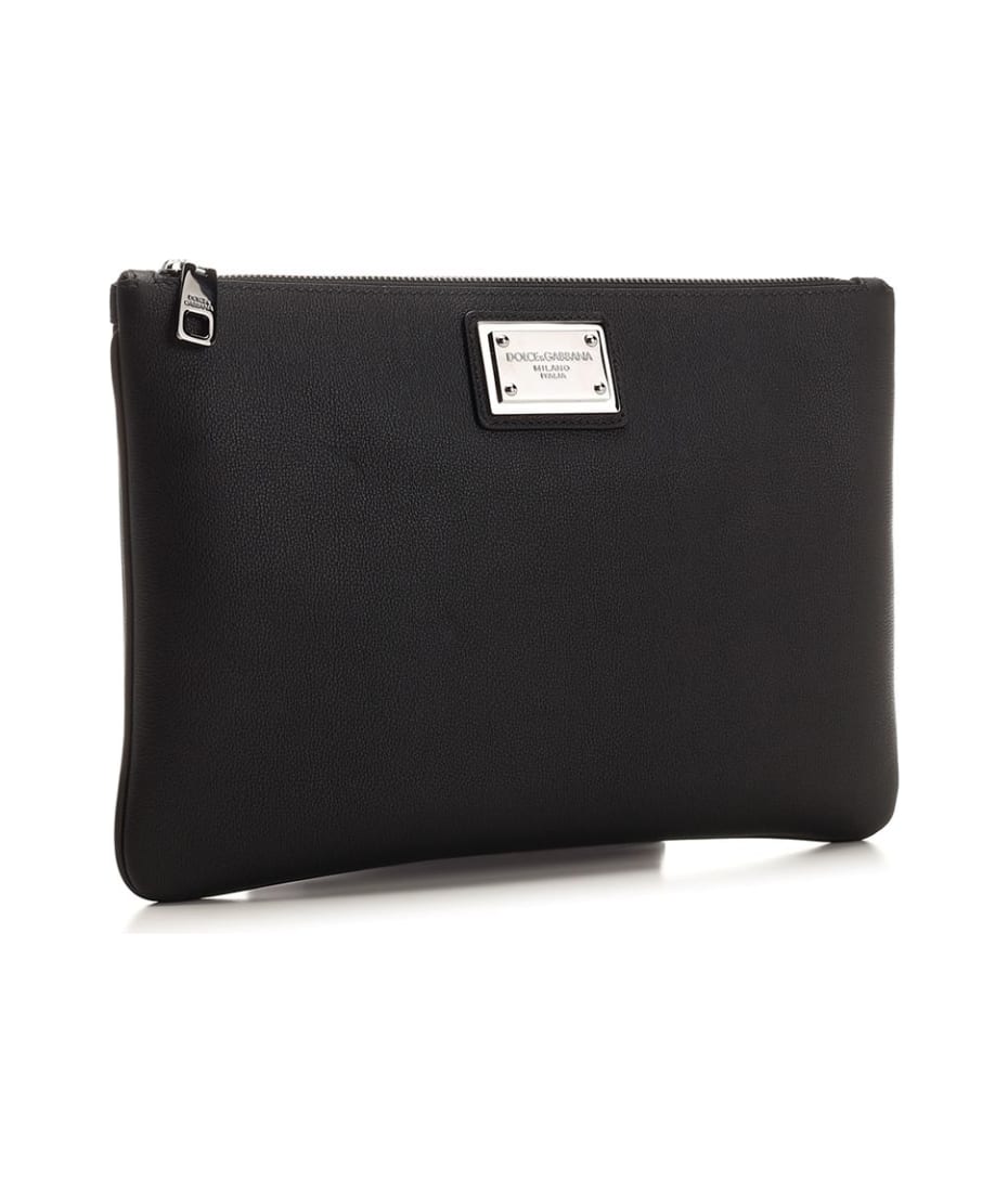 【関税&送料込】Dolce & Gabbana Leather Pouch Dolce & Gabbana Leather Pouch | italist