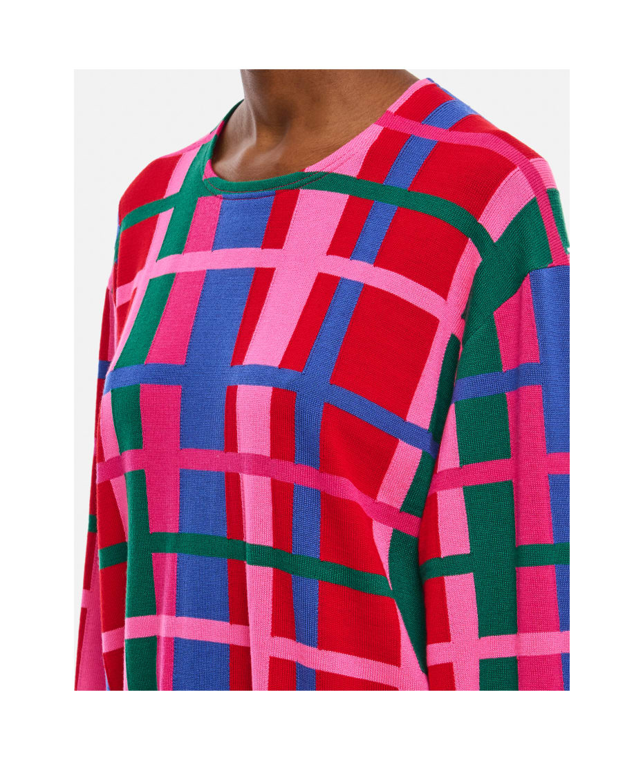 Comme des Garçons Check Patterned Sweater - MultiColour