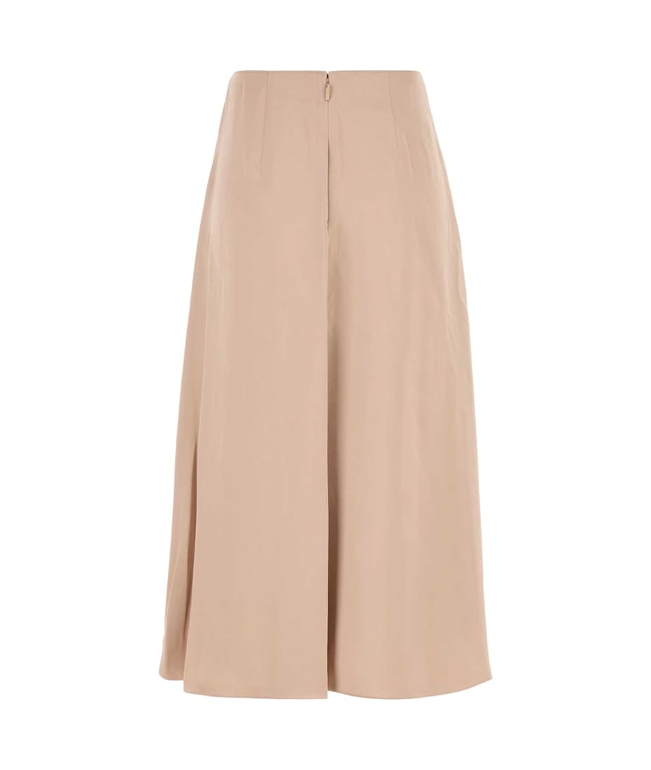 スカート FENDI FW24 Beige silk skirt (FQ7601ATR0 F0ZZ2) Fendi Beige Silk Skirt | italist