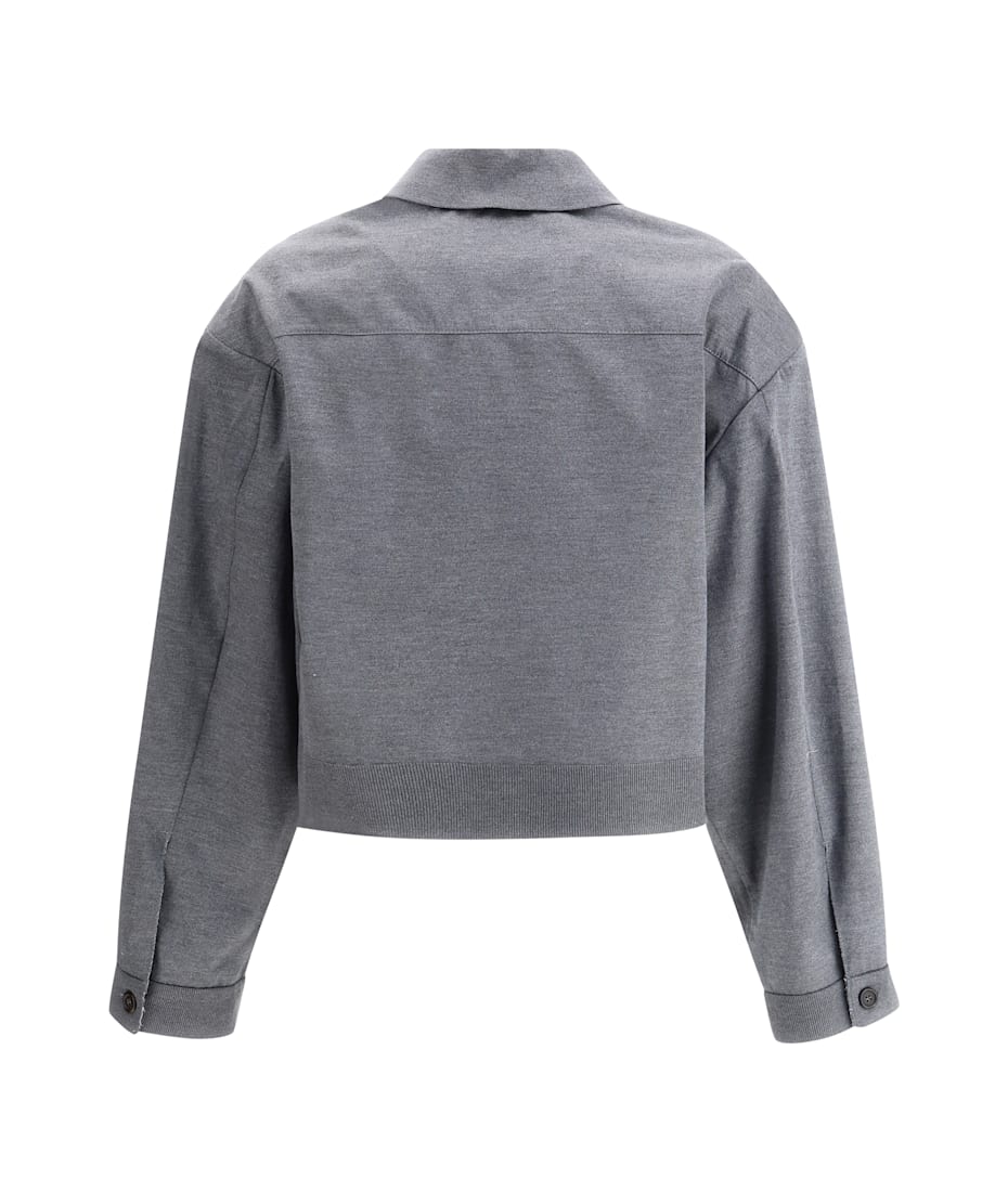 【VIP価格】MIUMIU Melange zip Jacket Miu Miu Mélange Zip Jacket | italist