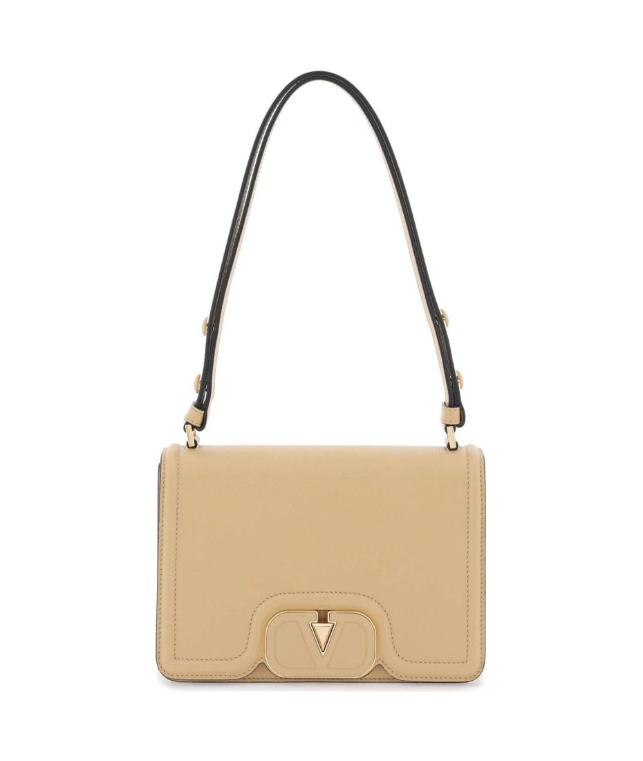 ショルダーバッグ・ポシェット VALENTINO IVORY LEATHER VLOGO SIGNATURE SHOULDER BAG Valentino Garavani Vlogo Signature Women's Bags Collection