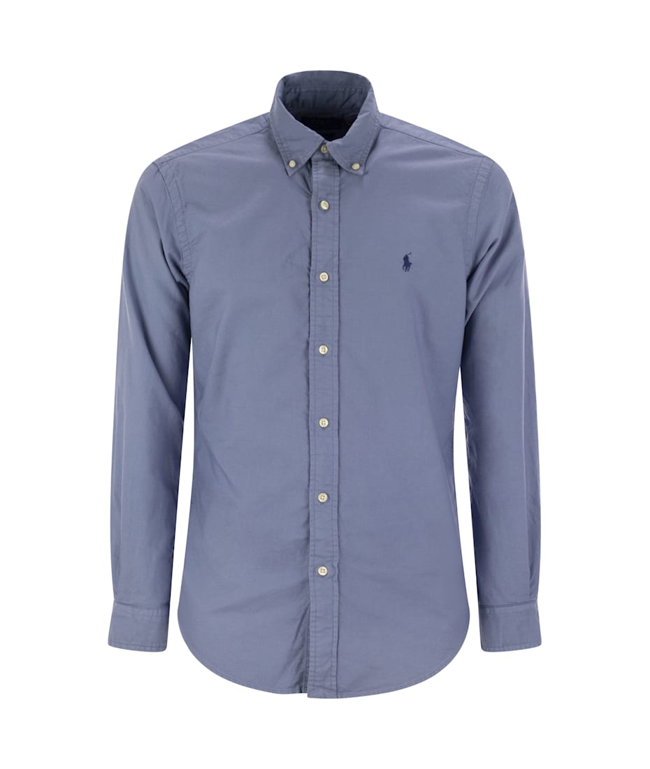 Tシャツ・カットソー Ralph Lauren Custom-Fit Garment Dyed Oxford Shirt Polo Ralph Lauren Custom-fit Garment Dyed Oxford Shirt