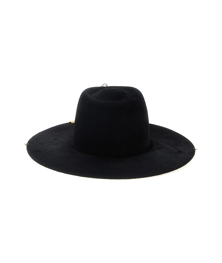 'chain Strap Fedora' Hat