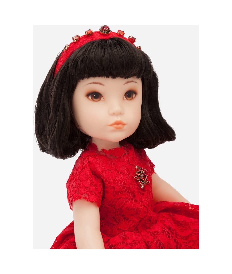 Dolce & Gabbana Doll With Red Dress Girl | italist, ALWAYS LIKE A SALE