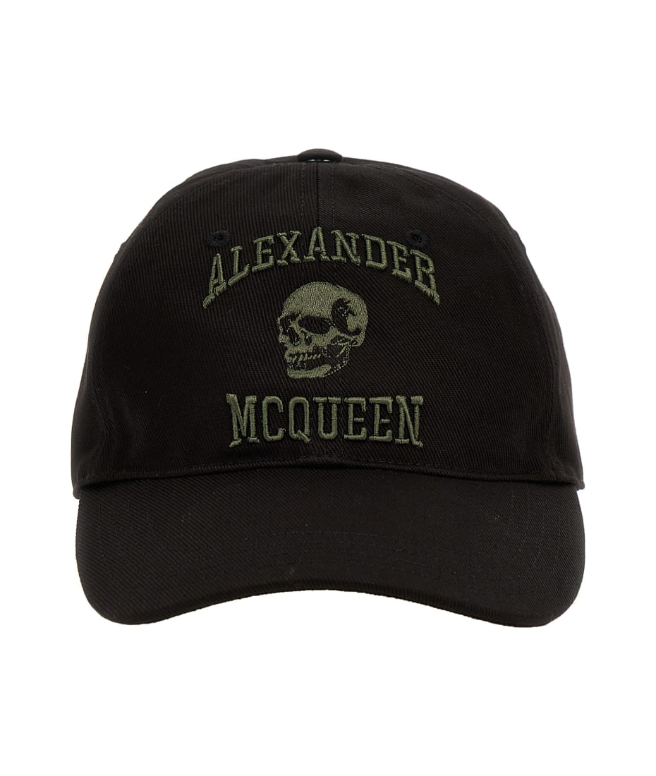 ハット alexander mcqueen 'Varsity Skull' cap Alexander McQueen Varsity Skull Cap | italist