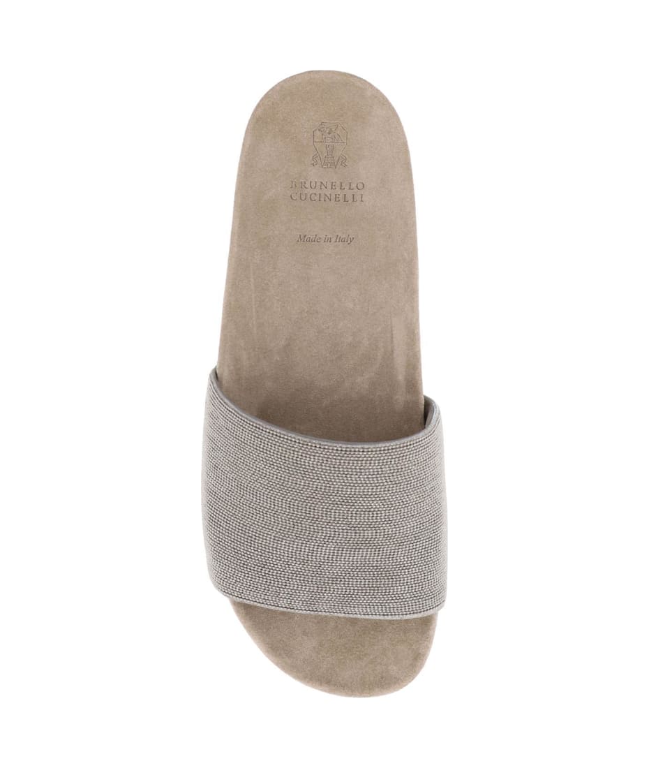 Brunello Cucinelli Slides With Monili Band | italist, ALWAYS