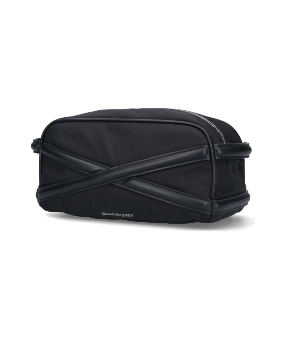 【送料&関税込】Alexander McQueen Beauty Case With Logo Alexander McQueen Beauty Case With Logo ショルダーバッグ