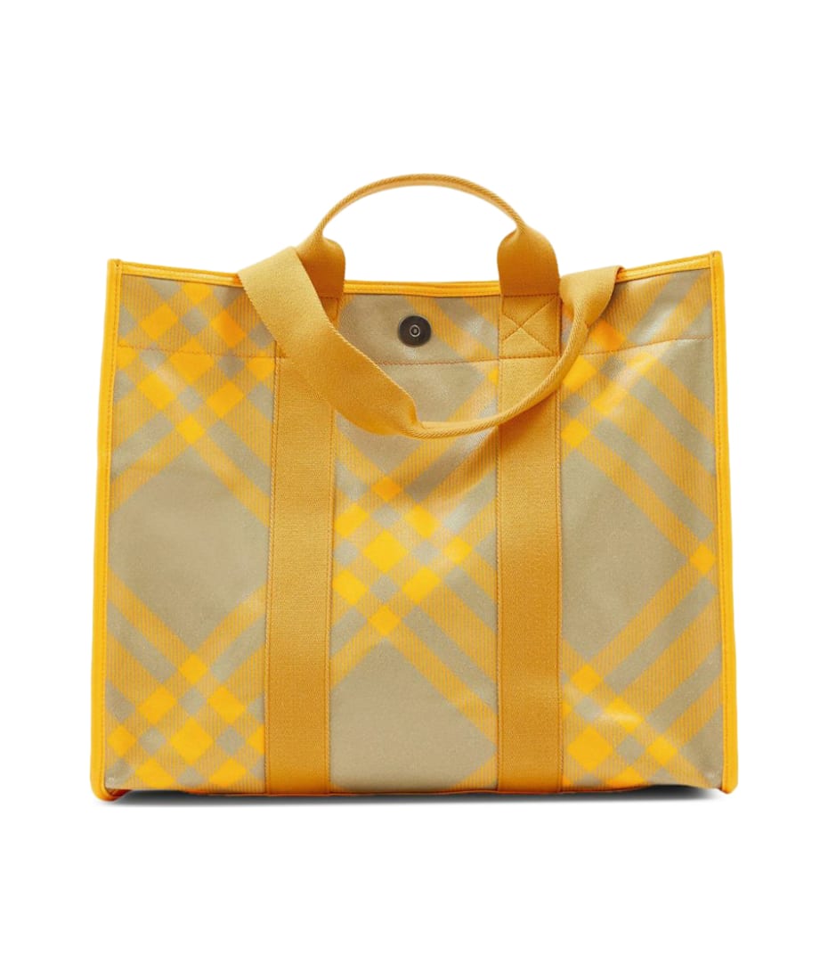 Burberry Men's Denny Check Tote Bag