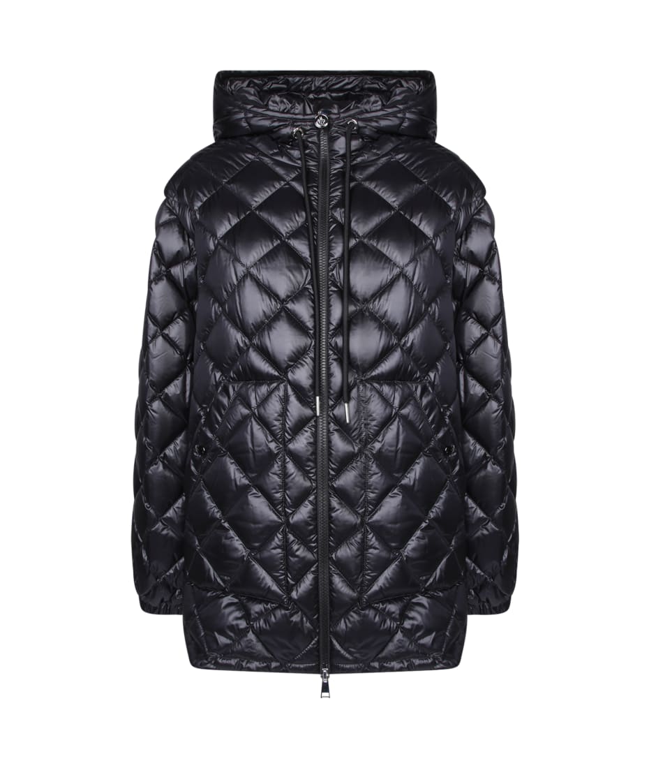 Moncler Black Padded Down Jacket italist