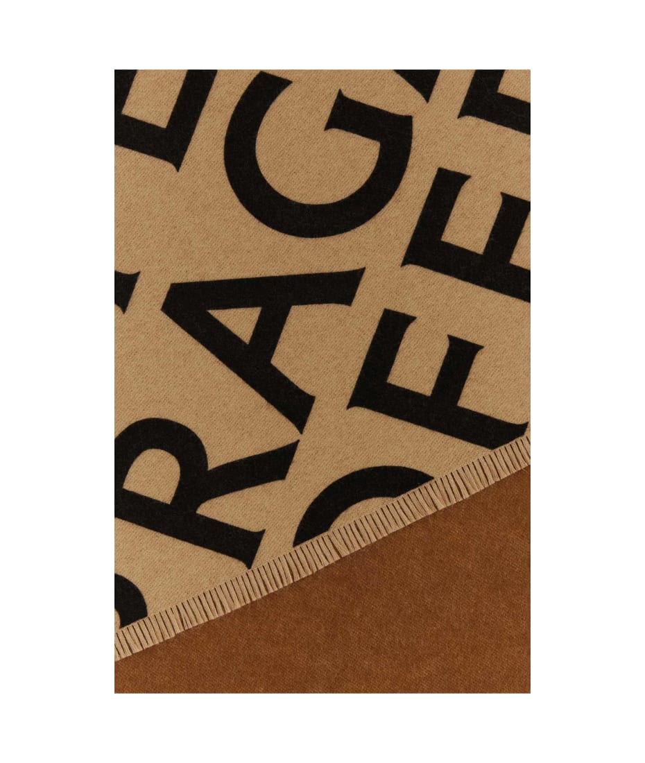 マフラー・ストール SALVATORE FERRAGAMO Embroidered Wool Blend Reversible Scarf Ferragamo Embroidered Wool Blend Reversible Scarf | italist