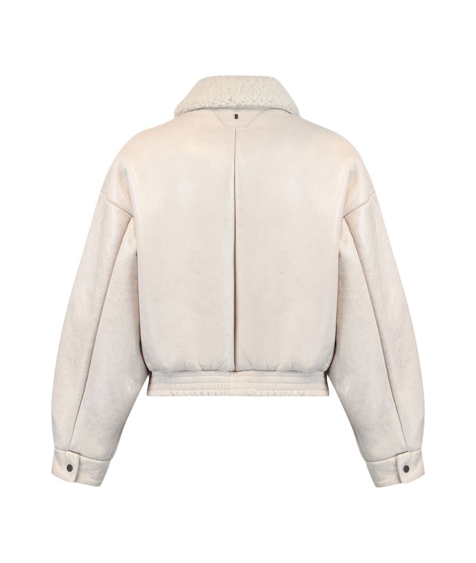 ジャケット SALVATORE SANTORO Women Outer 45030D IVORY Beige Salvatore Santoro Leather Jacket | italist