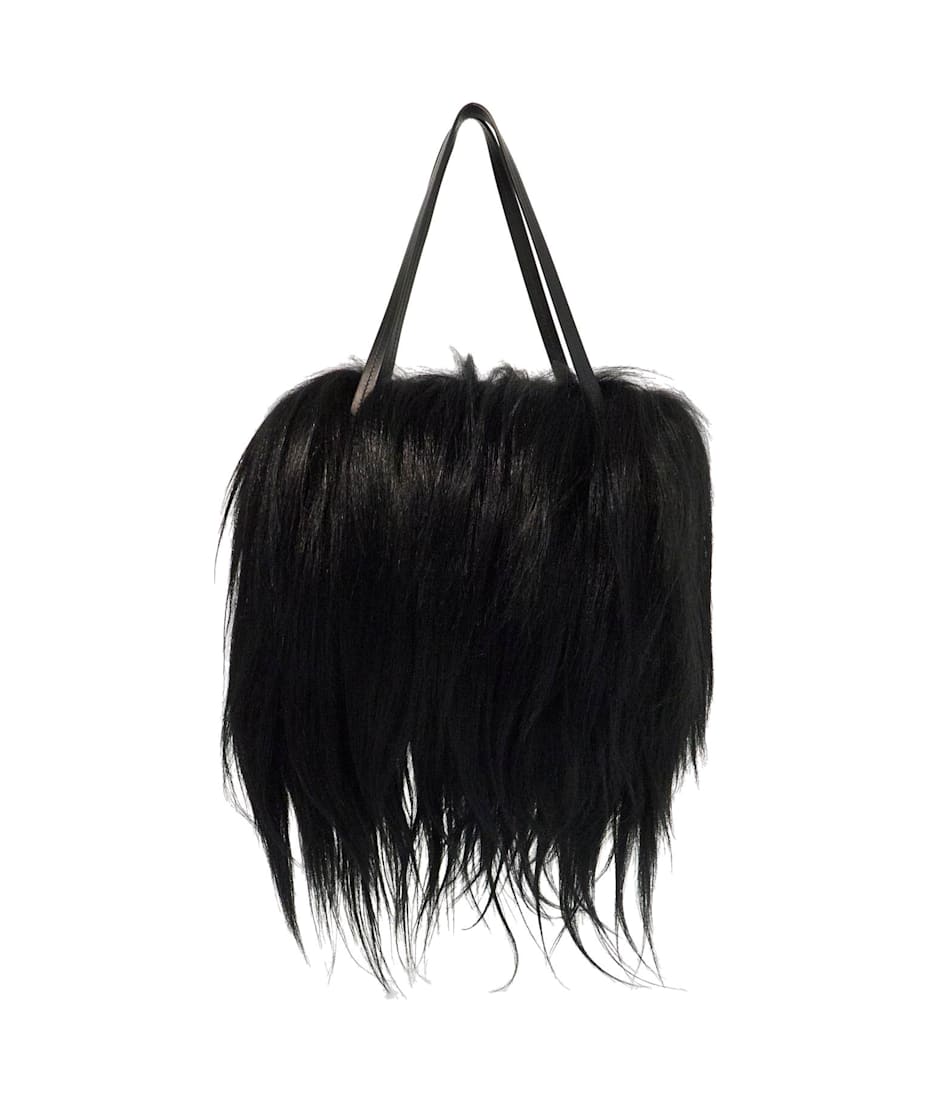 【関税&送料込み】Jil Sander Small 'Goji Pillow' Black Lea Jil Sander Goji Pillow Shoulder Bag | italist