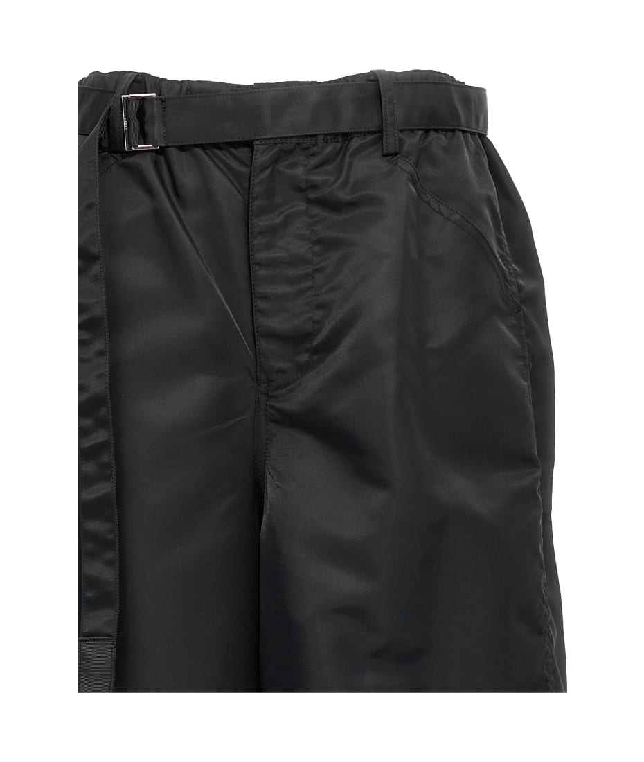 パンツ sacai FW24 Nylon twill pants (2407389 001) Sacai Nylon Twill Pants | italist
