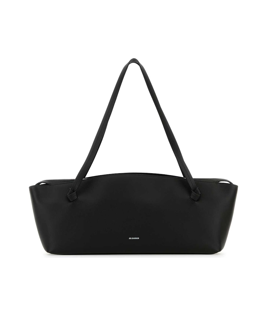 トートバッグ 25AW JIL SANDER Black Leather Knot Shoulder Bag Jil Sander Black Leather Knot Shoulder Bag | italist, ALWAYS