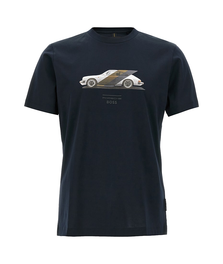 Hugo Boss ポルシェ x BOSS「C-トンプソン 71」Tシャツ メンズ Hugo Boss Porsche X Boss Capsule 'c-thompson 71' T-shirt