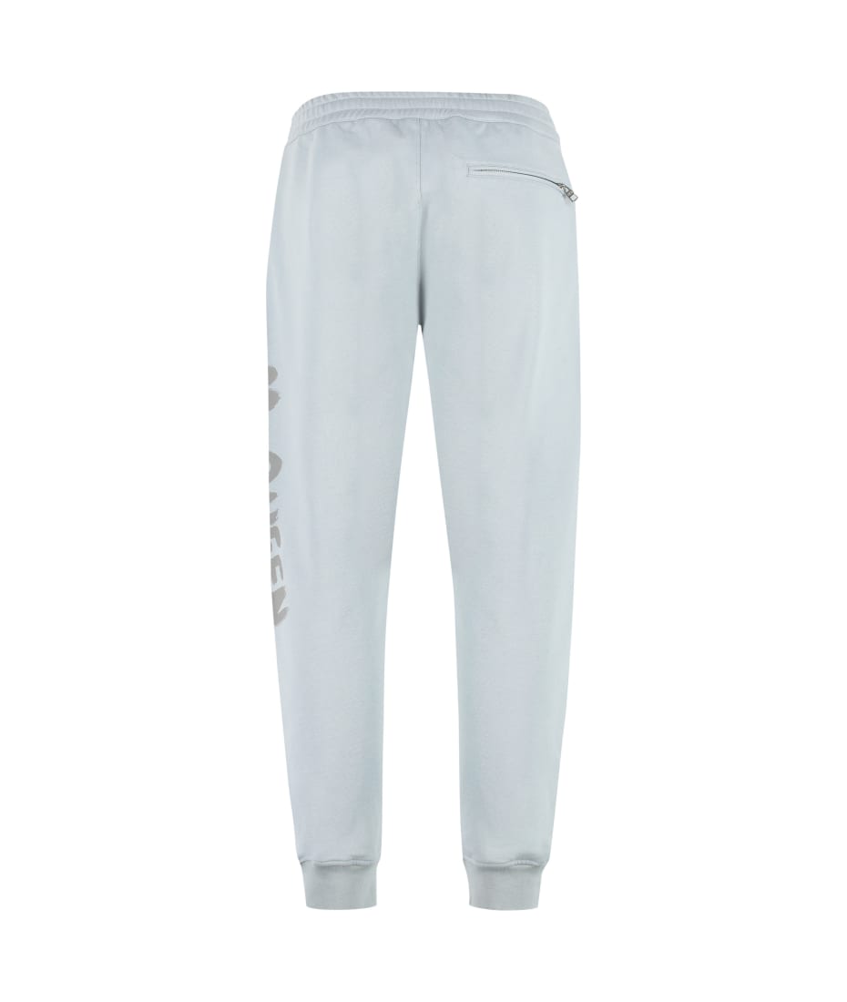 Mcqueen Graffiti Joggers In Dove Grey