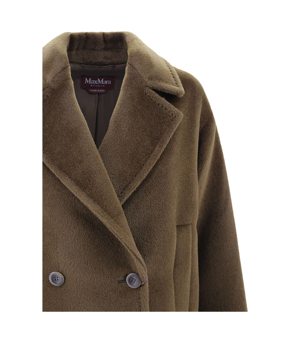 Max Mara Studio Alpaca And Wool Caban | italist