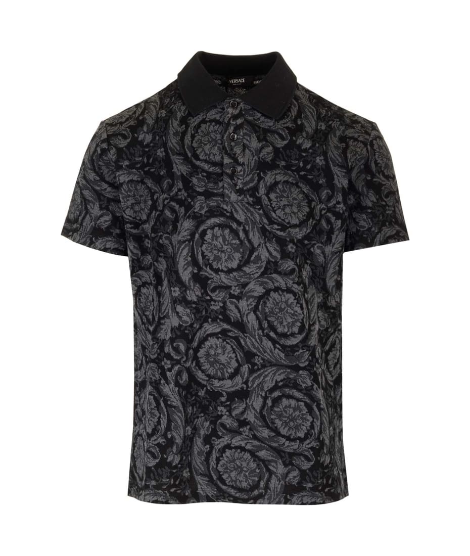 【送料&関税込】Versace Slim Fit Polo Shirt Versace Slim Fit Polo Shirt | italist