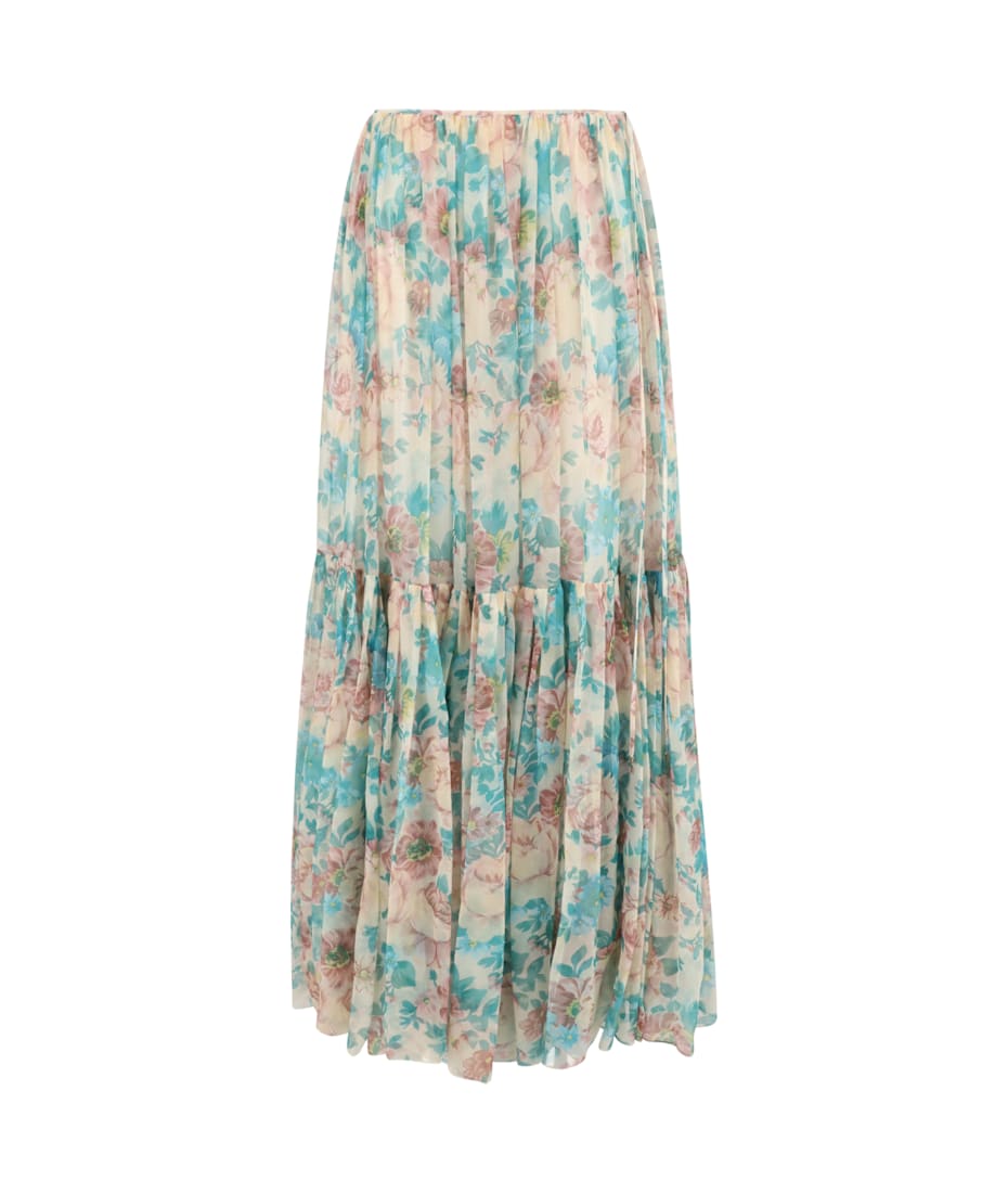 【VIP価格】CHLOE Long floral Skirt Chloé Long Floral Skirt | italist