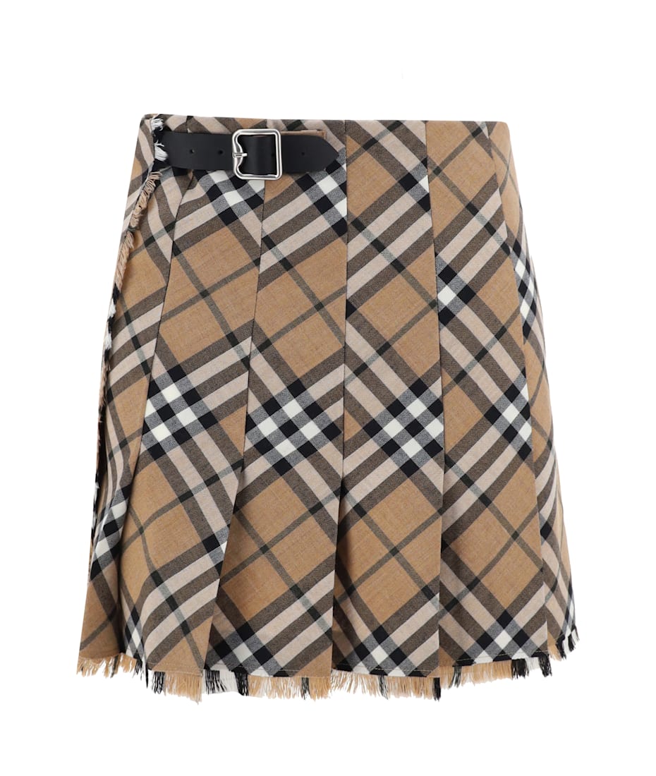 Burberry mini skirt hotsell