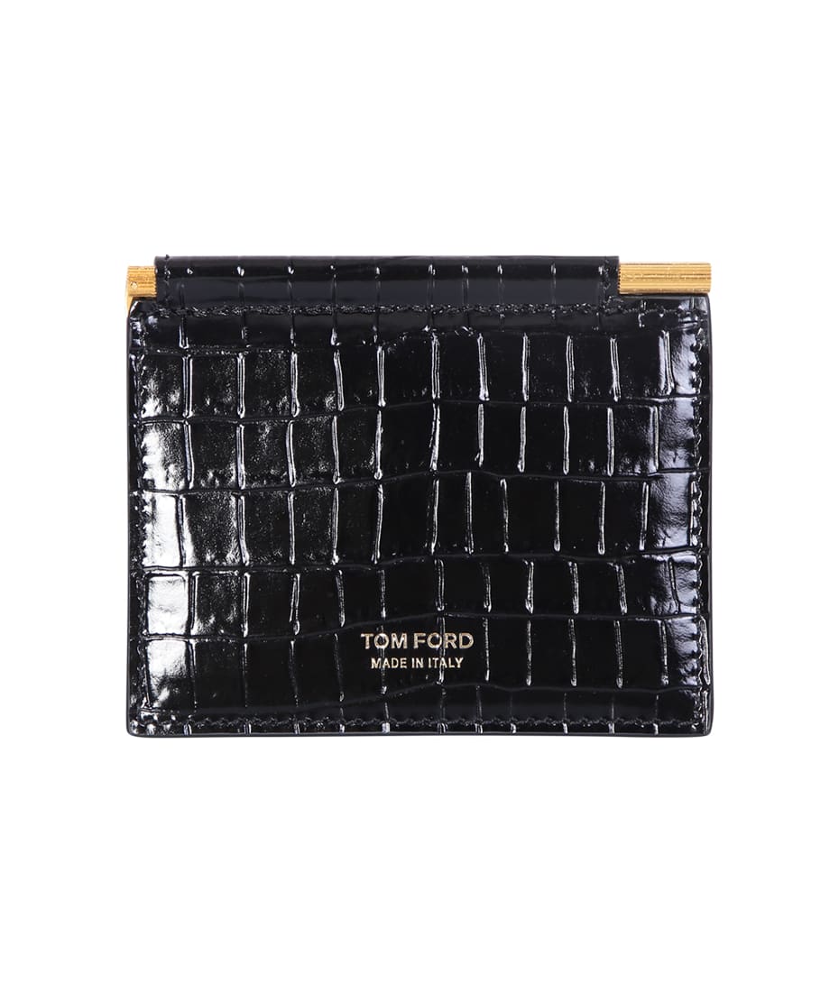 Tom Ford Black Folding Money Clip | italist