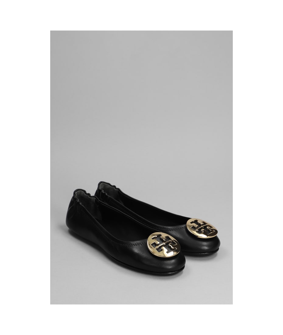 Tory Burch Ballet Flats In Black Leather | italist