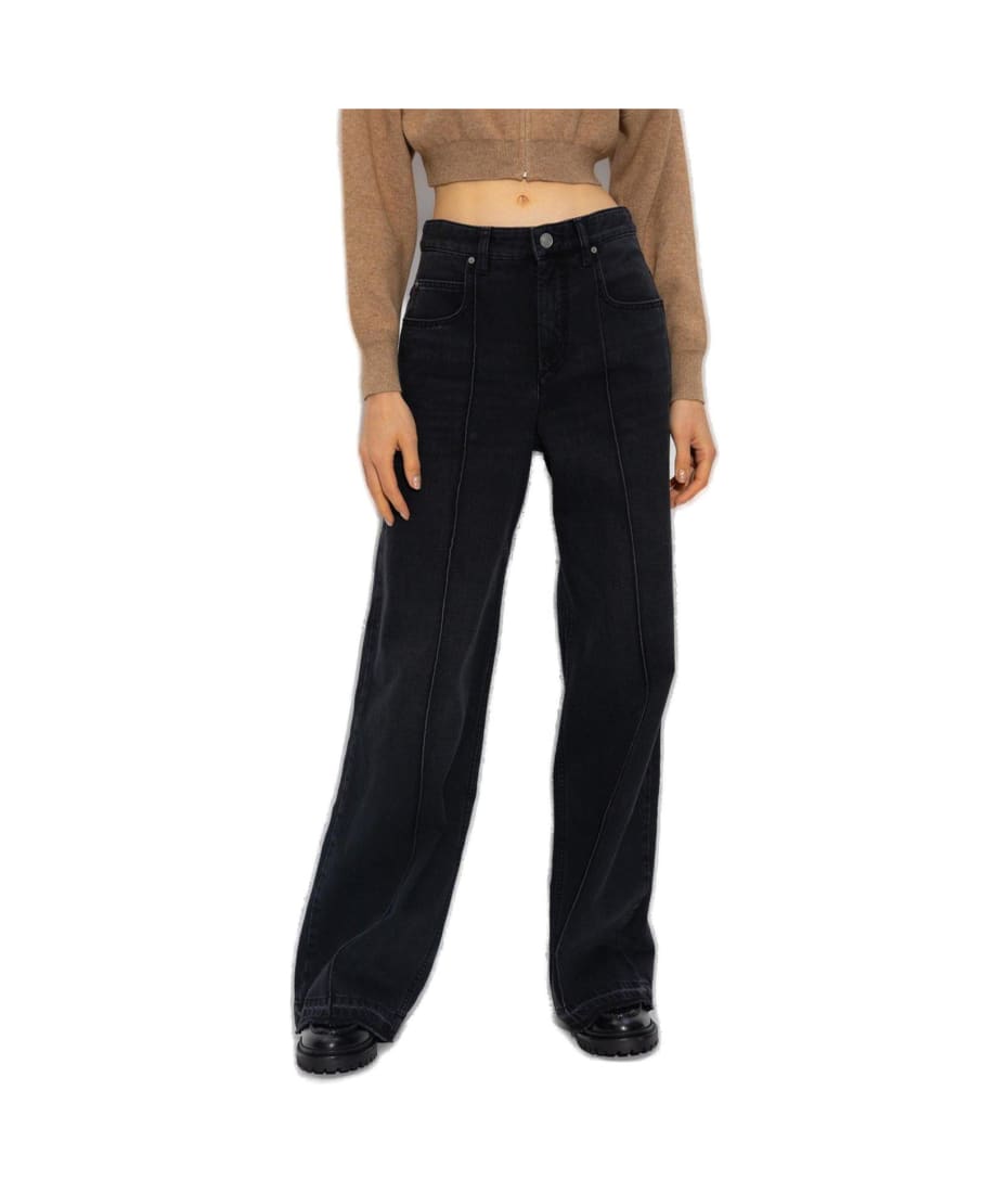【送料&関税込】Isabel Marant Noldy Logo-patch Jeans Isabel Marant Noldy Logo-patch Jeans | italist