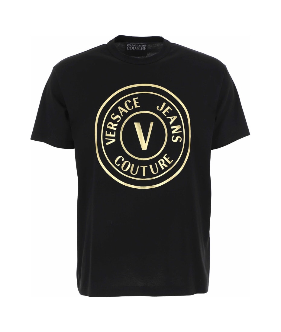 T-shirt Versace Jeans Couture Black size XS International in