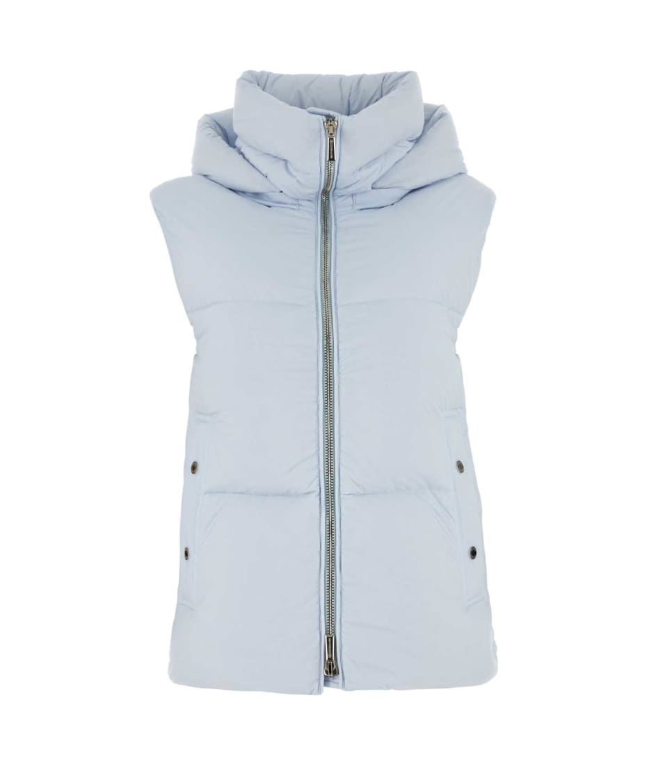 ジャケット MOORER Pastel Light-Blue Fabric Fuente Down Jacket Moorer Pastel Light-blue Fabric Fuente Down Jacket | italist
