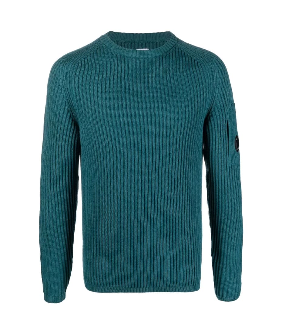 Green Wool Blend Jumper