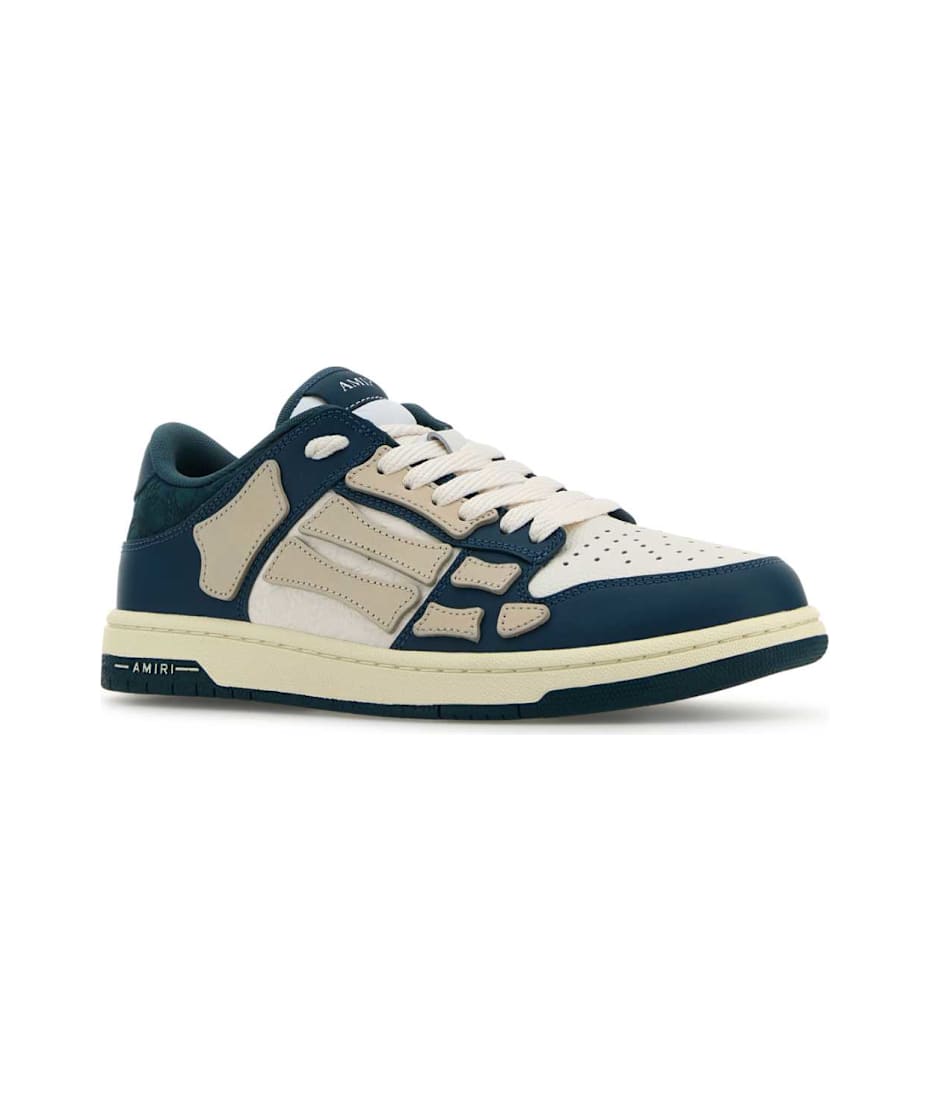 スニーカー AMIRI Two-tone leather Skel sneakers AMIRI Two-tone Leather Skel Sneakers | italist