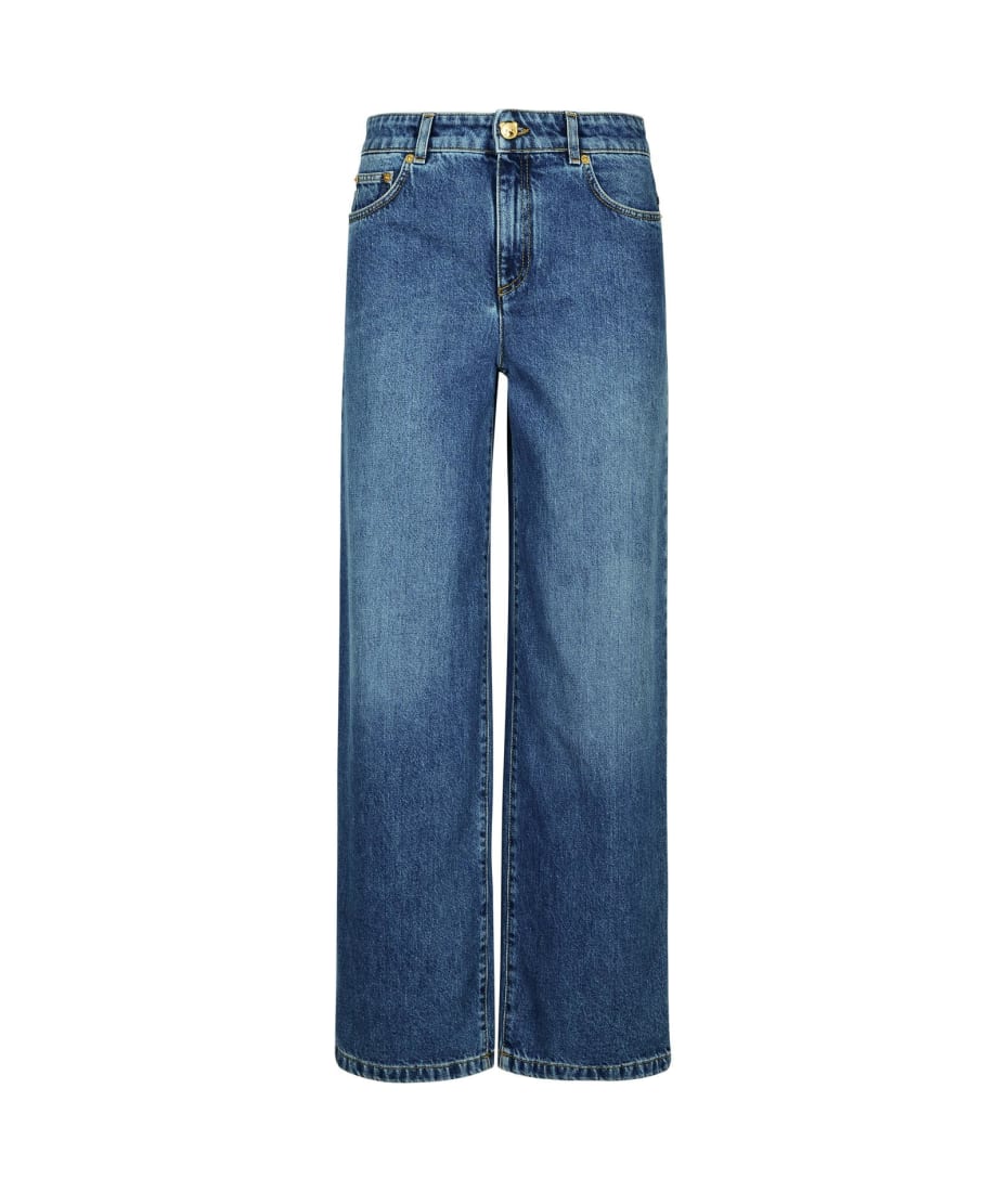 ジャケット MOSCHINO Women Denim Pants A051855220295 Blue Moschino Blue Cotton Jeans | italist